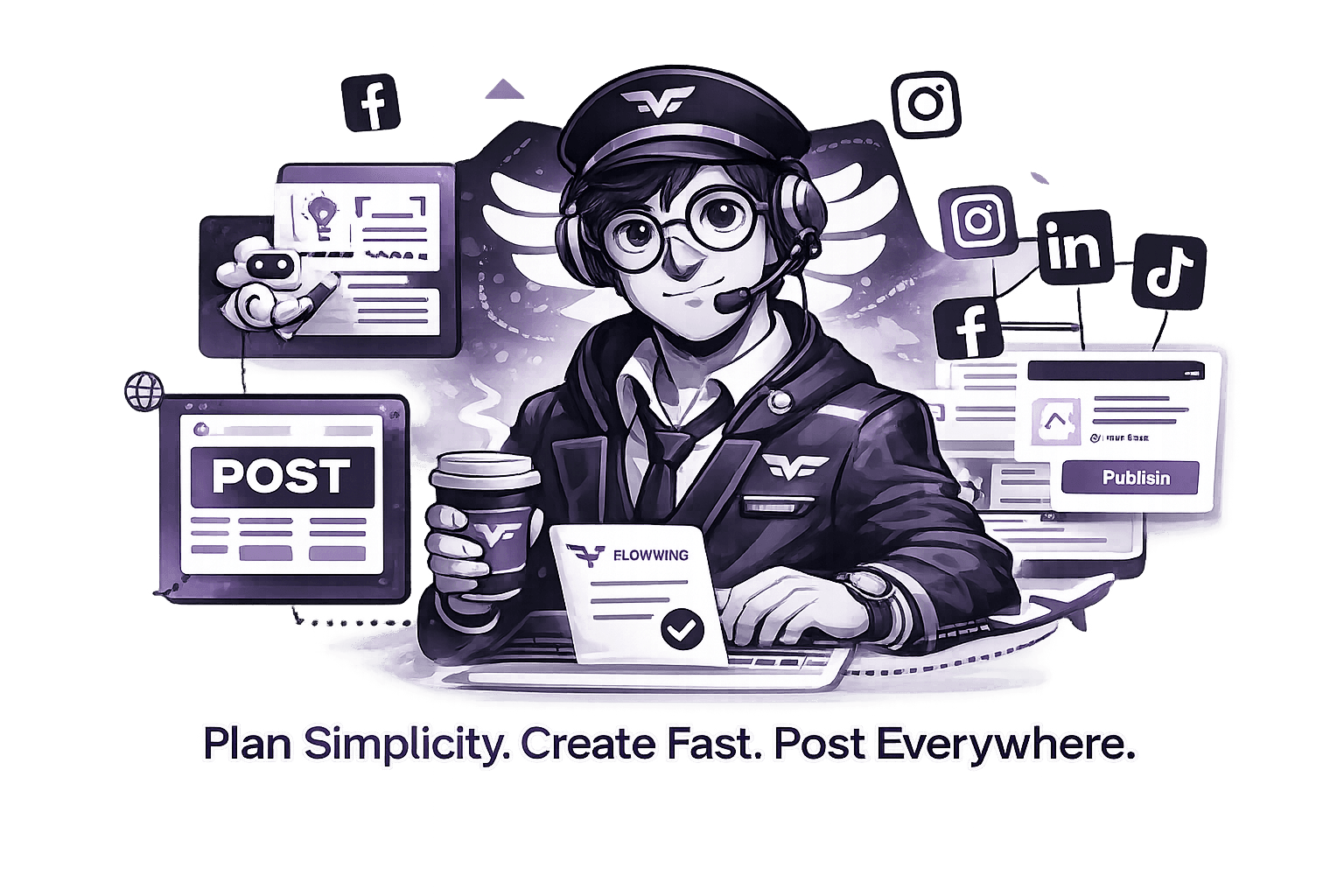 Social media dashboard